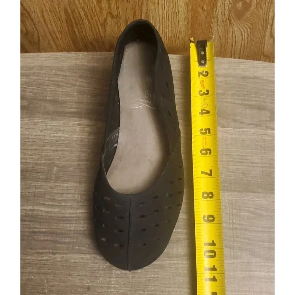 Aerosoles Perforated Slip On Loafer‎ Shoes Womens Size 9 Black